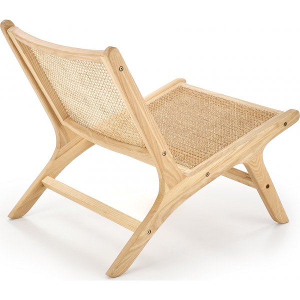 Foden Sessel - Esche/Rattan