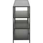 Seaford Bcherregal Esche schwarz