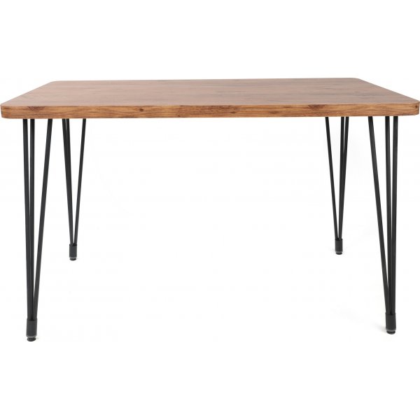 Lagos Esstisch 120 x 70 cm - Walnuss/Schwarz Lagos Esstisch 120 x 70 cm - Walnuss/Schwarz