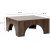 Collesium Couchtisch 80 x 80 cm - Walnuss