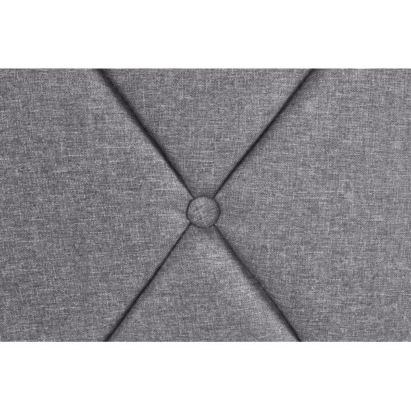 Libbie Bett mit Stauraum - grau