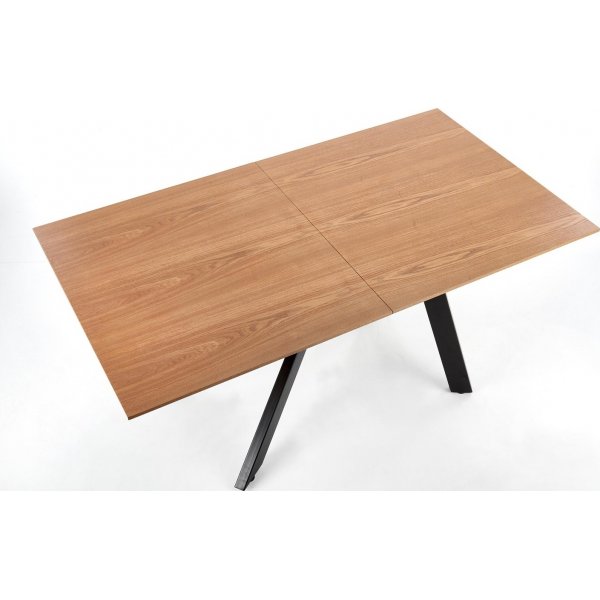 Errol Esstisch 180-240 x 90 cm - Eiche/Schwarz