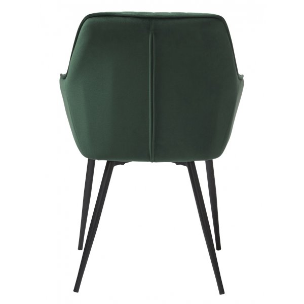 Boston-Sessel aus grnem Samt