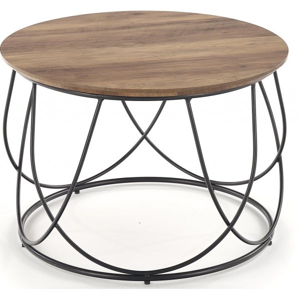 Bobby Couchtisch - Walnuss/Schwarz Bobby Couchtisch - Walnuss/Schwarz