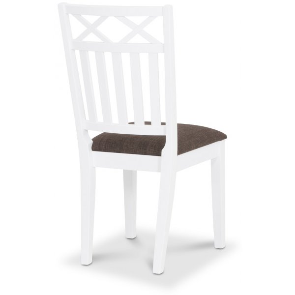 Herrgrd Wilmer Esszimmerstuhl - wei / Braun