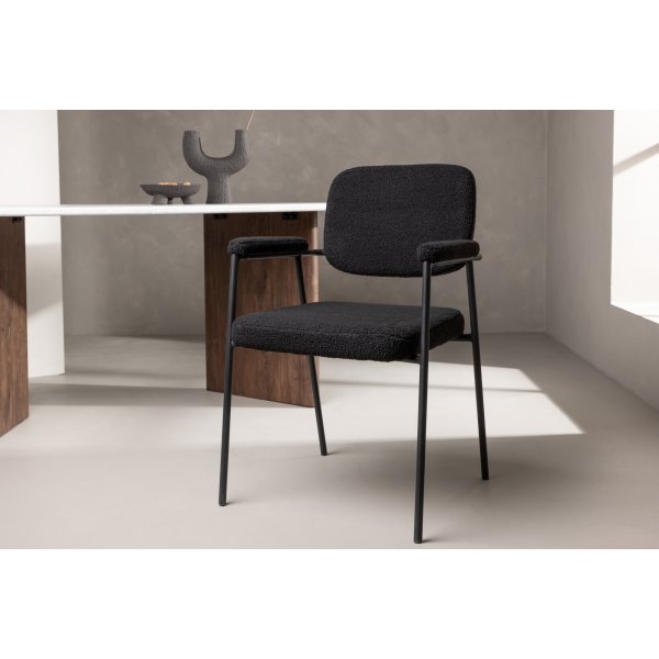 Yesterday Esszimmerstuhl - Schwarzes Boucl�