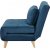 Billy Schlafsofa - Blauer Samt