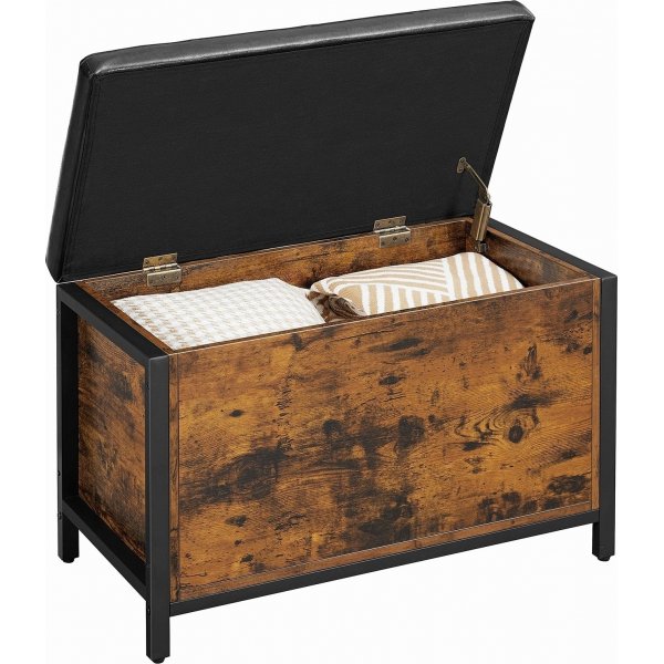 Aufbewahrungstruhe von Tomas - Braun/Schwarz Aufbewahrungstruhe von Tomas - Braun/Schwarz