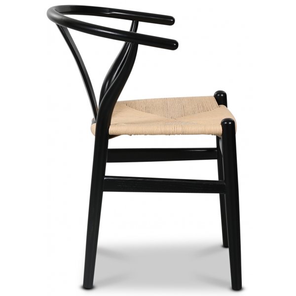 Esstischgruppe PiPi ovaler Esstisch 240 cm inkl. 4 Sunda Esszimmersthle - Svartbets + 3.00 x Mbelfe