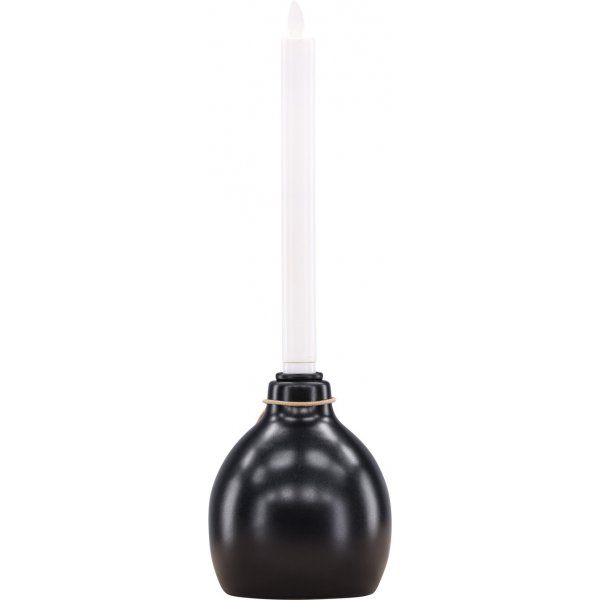 Ulricehamn LED-Kerzenständer 32 x 12 cm - Schwarz/Weiß Ulricehamn LED-Kerzenständer 32 x 12 cm - Schwarz/Weiß