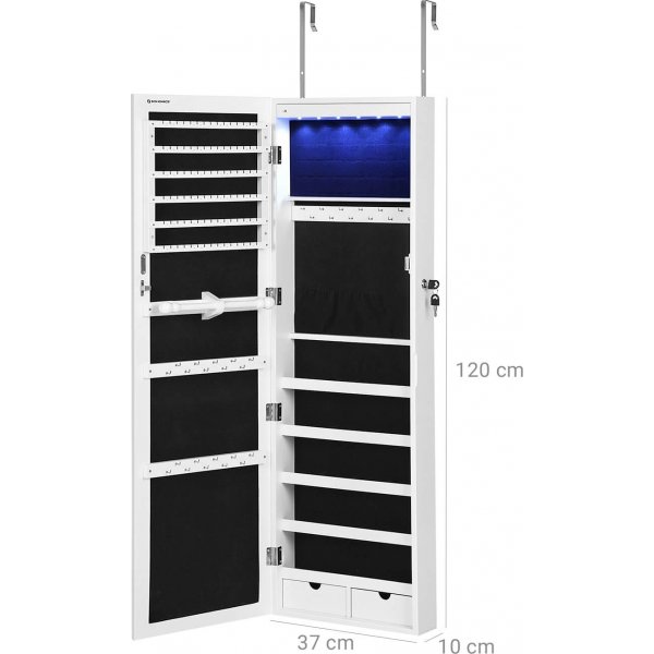 Saphir-Schmuckschrank - Weiß Saphir-Schmuckschrank - Weiß