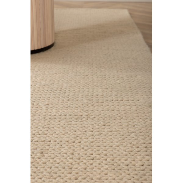 Wollteppich Hilding - Cremeweiß Wollteppich Hilding - Cremeweiß