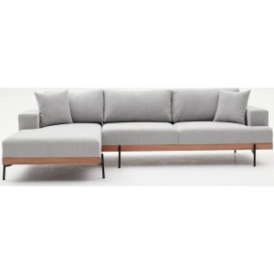 Liva Diwansofa links - Grau