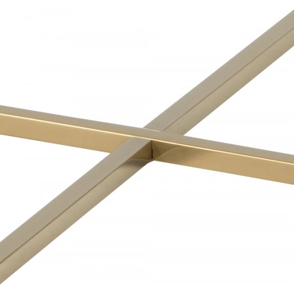 Alisma runder Couchtisch mit goldenen Beinen Ø80 cm - Schwarzes Marmorglas Alisma runder Couchtisch mit goldenen Beinen Ø80 cm - Schwarzes Marmorglas