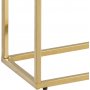 Alisma Konsolentisch 110 cm - Weier Marmor/Gold