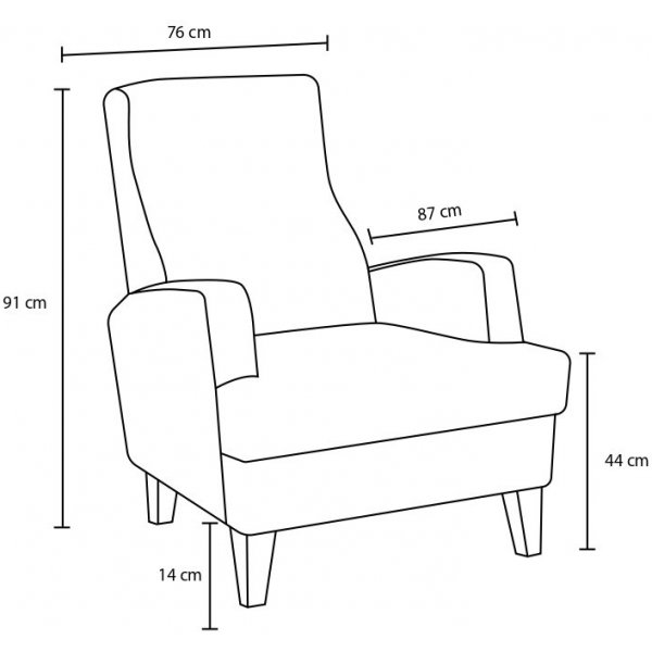Kana-Sessel - Creme Kana-Sessel - Creme