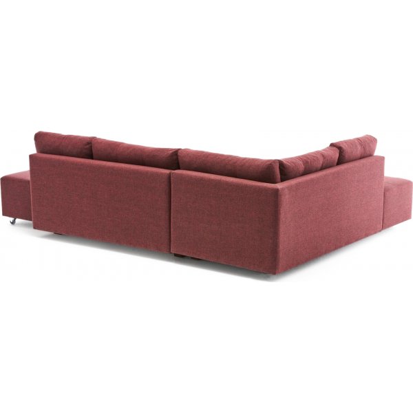 Ecksofa Manama - Burgund