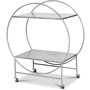 Miami Serving Trolley - Silber (Matt)