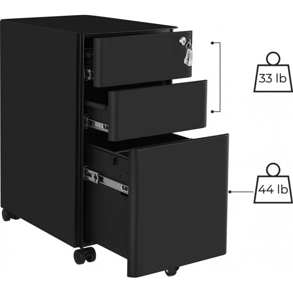 Anakin Aktenschrank - Schwarz