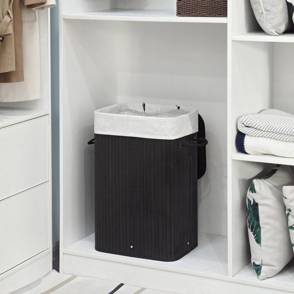 Carolin Wäschekorb 72 l - Schwarz Carolin Wäschekorb 72 l - Schwarz