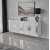 Dubai Sideboard - Wei/Silber