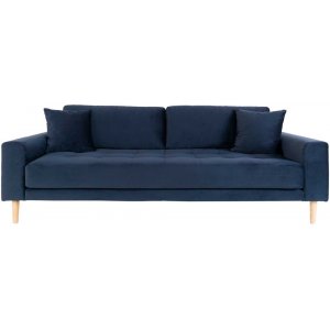 Lido 3-Sitzer-Sofa - Dunkelblauer Samt