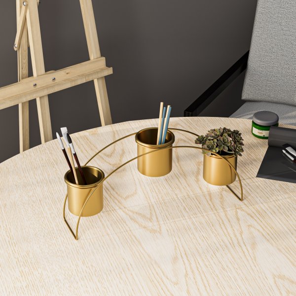 Plato 12 Vorratstöpfe - Gold Plato 12 Vorratstöpfe - Gold