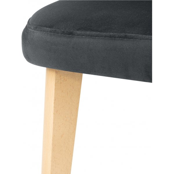 Gestellstuhl Ragit - Dunkelgrau