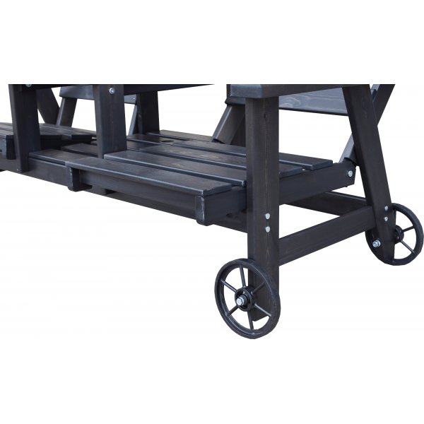 Kingdom Ausziehsofa - Schwarz