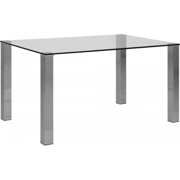 Edge Esstisch 140 cm - Chrom