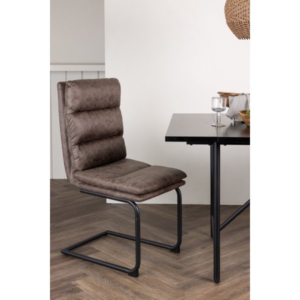 Zizo Esszimmerstuhl - Schwarz/Braun