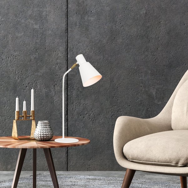 Sivani Tischlampe 1 - Wei�