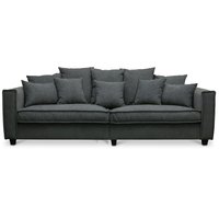 Brandy Lounge 4-Sitzer-Sofa XL - Dunkelgrauer Stoff