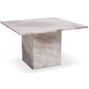 Level Couchtisch 75x75 cm - Graubeiger Marmor