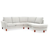 Rosé Ecksofa und Diwanteil rechts - Farbe wählbar! Rosé Ecksofa und Diwanteil rechts - Farbe wählbar!