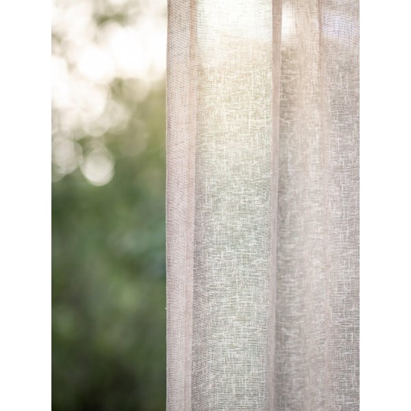 Ana Vorhang 2er-Pack 2 x 140 x 280 cm - Natur