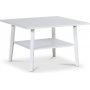 Lemon quadratischer Couchtisch 80x80 cm - Wei