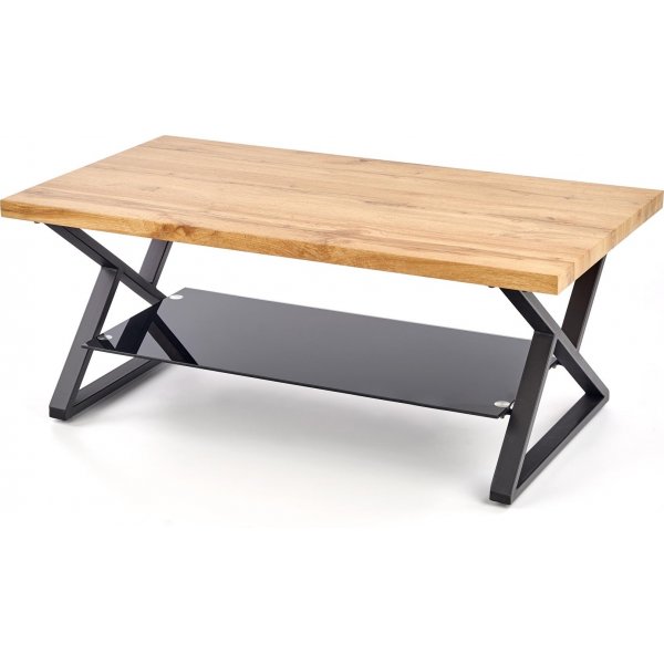 Catja Couchtisch 110 cm - Eiche/schwarz